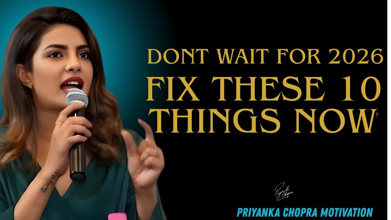 Don’t Wait for 2026 – Fix These 10 Things Now | Priyanka Chopra Powerful Motivational