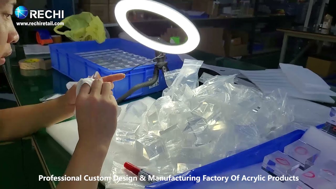 RECHI | Acrylic Product Custom Design & Manufacturing Factory| Counter Acrylic Jewelry Display Rack