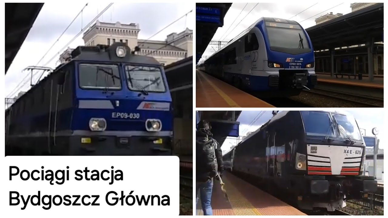 pociągi stacja Bydgoszcz Główna trains Bydgoszcz Główna station