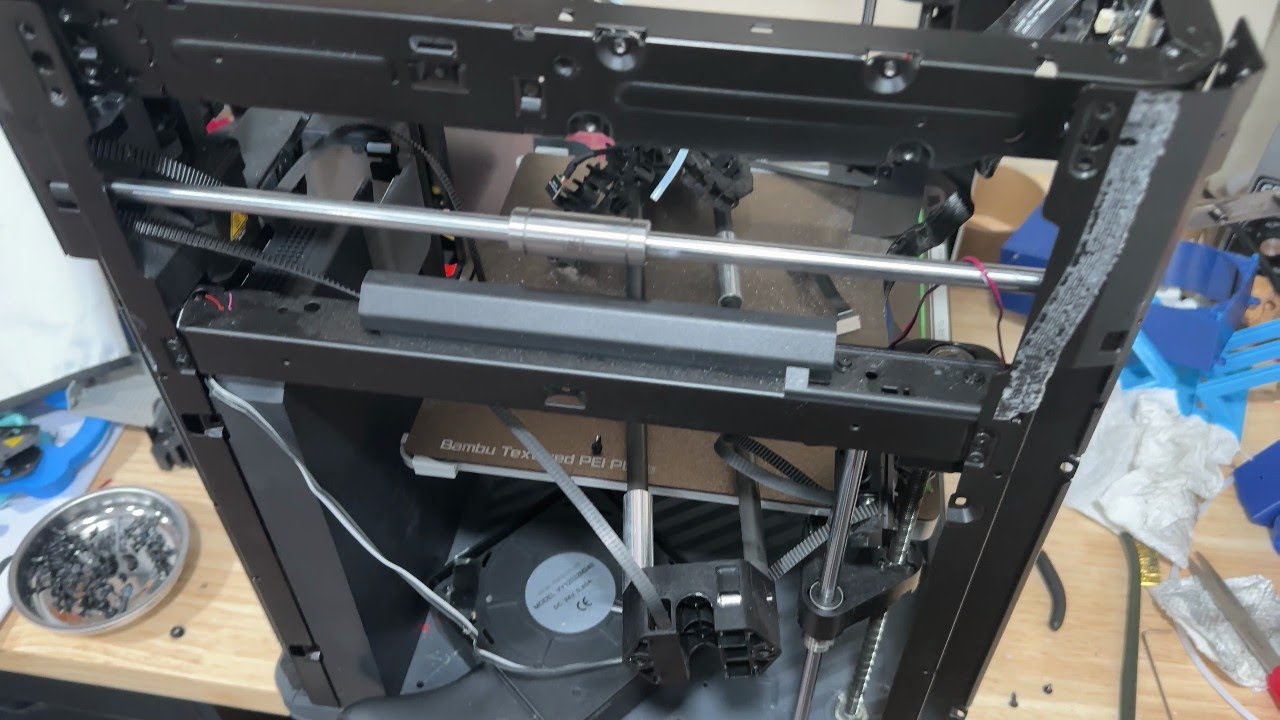 Bambu Labs P1P, P1S & X1C..  Griding Noises? Print Quality Issues? Clean Your Rods!!