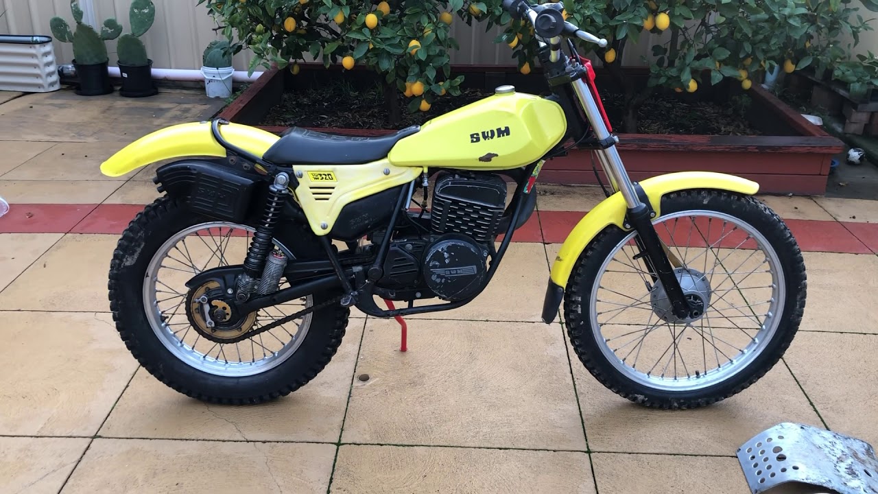 Swm 320LT trials 1979 part 1 restoration twin shock trials bike classic trials moto da alpinismo