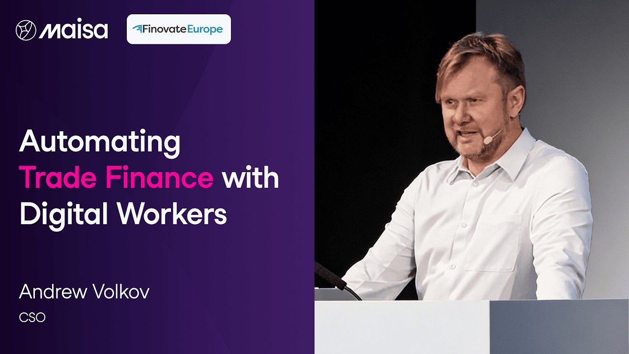 Automating Trade Finance with Digital Workers - Maisa AI at FinovateEurope 2026