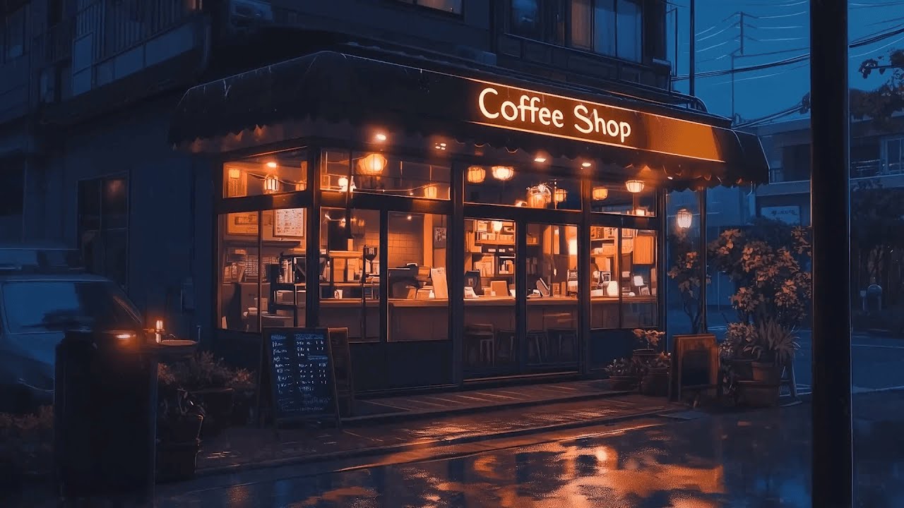 Nostalgic Lofi Hip Hop Beats 🎧 1980s & 90s Old Tokyo Town & Coffee Shop Ambience 🛵 Rain Playlist