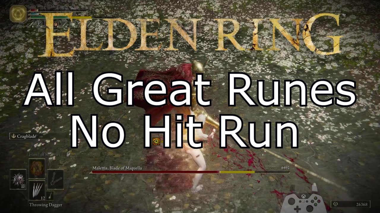 Elden Ring But I NO HIT Every Great Rune Boss [All Great Runes No Hit Run] (Full VODs in Desc)