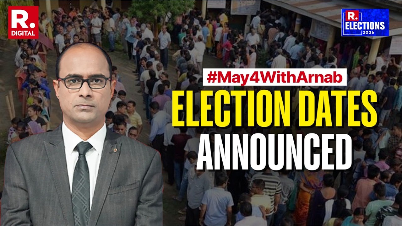 Assembly Elections 2026: WB, TN, Kerala, Assam & Puducherry | #May4WithArnab | Assembly Polls 2026
