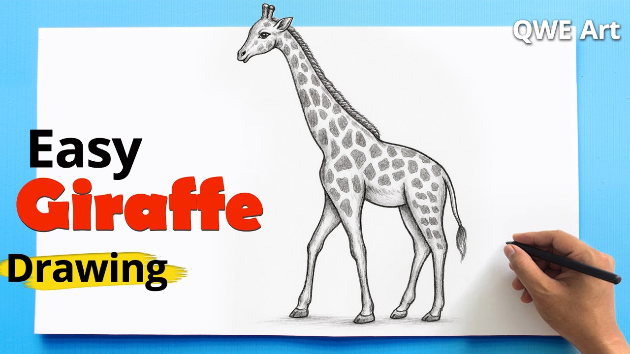 Giraffe Drawing 🦒