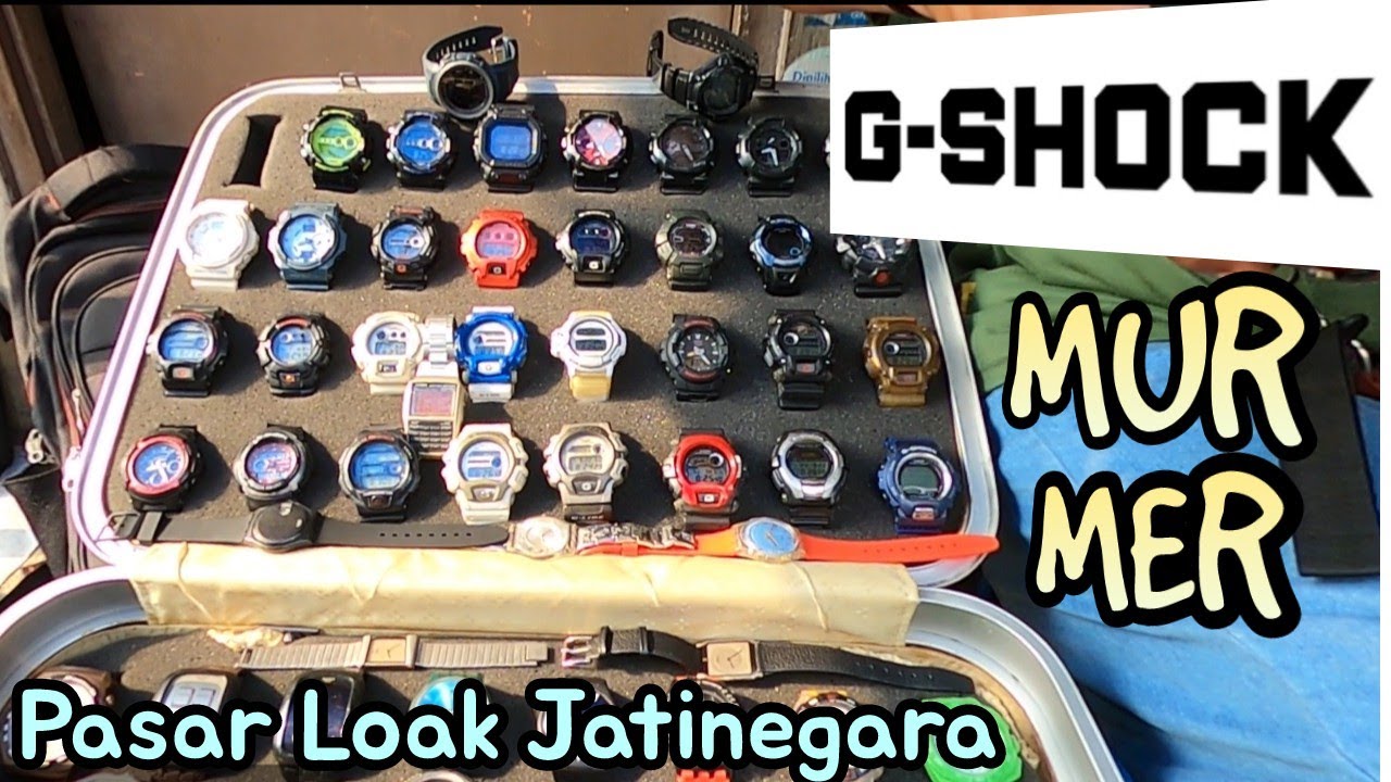 Review harga Casio G Shock di pasar loak Jatinegara