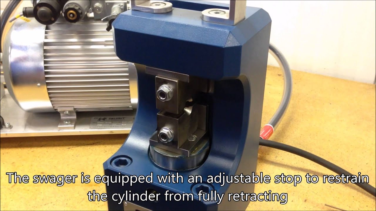 40 Metric Ton Benchtop Swager