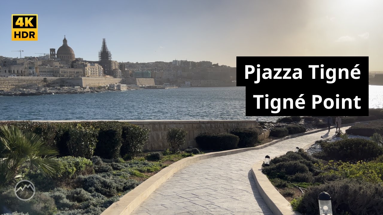 (4K HDR) Malta - Pjazza Tign&eacute; & Tign&eacute; Point - Feb 2022
