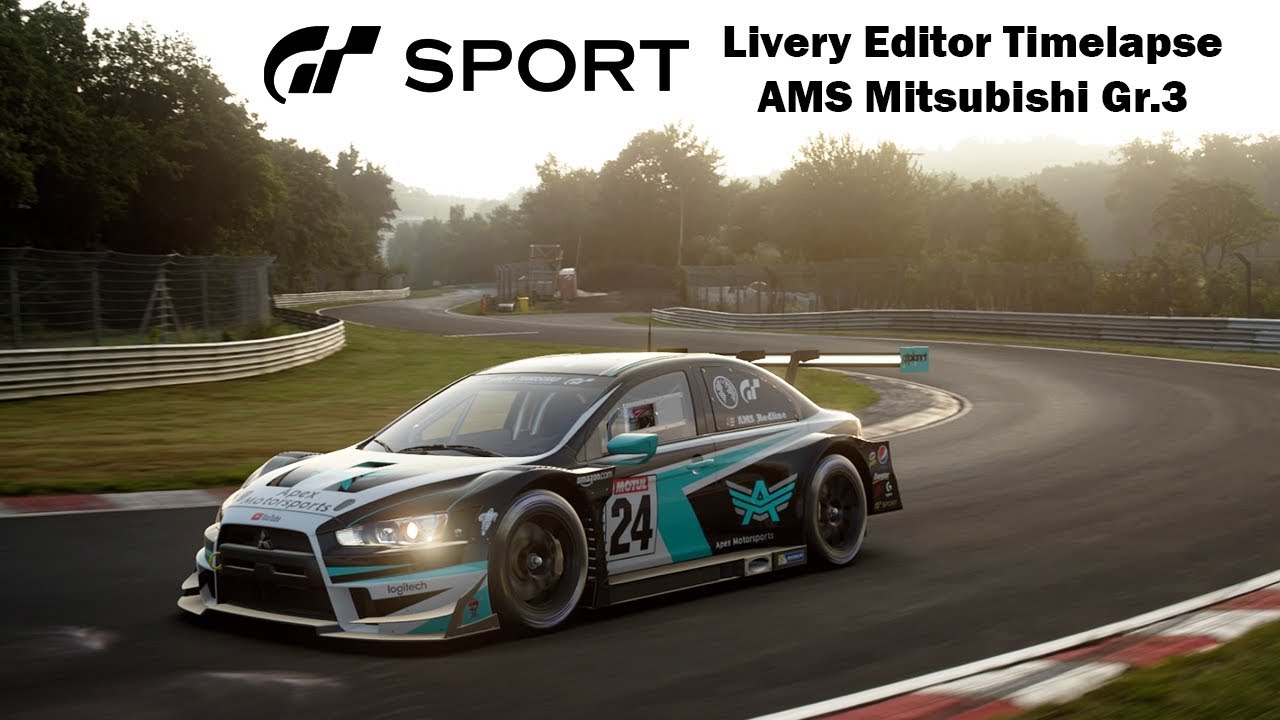 [GT Sport] Livery Editor Timelapse (AMS Lancer Gr.3)