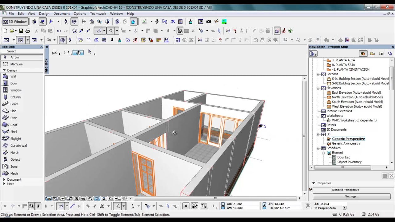 CURSO ARCHICAD 16 CONSTRUYENDO UNA CASA DESDE 0 S01X04