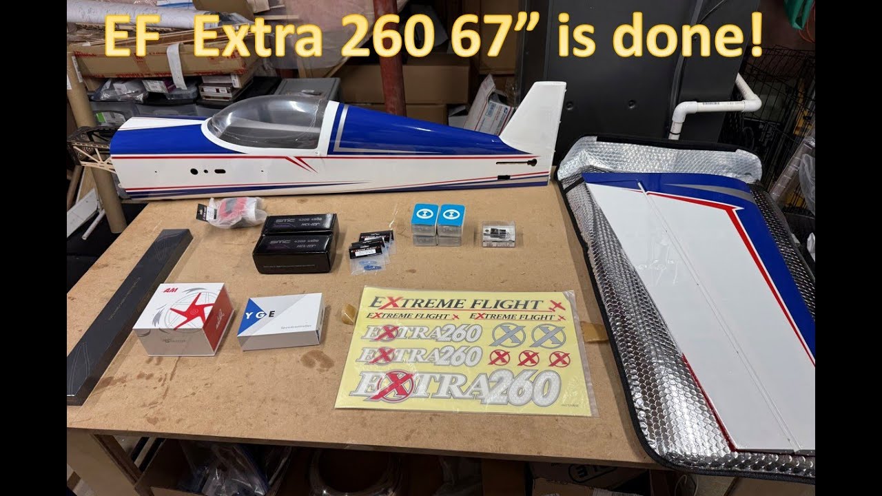 Extreme Flight 67inch Extra 260 build pt 2