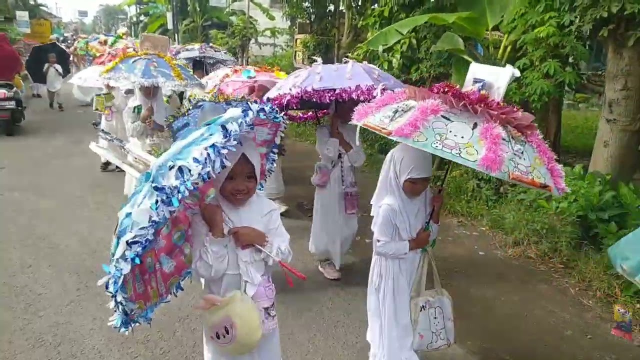 Pawai tarhib KB TK Siti Khotijah plosokandang #kbtksitikhotijah #ramadhankareem 
