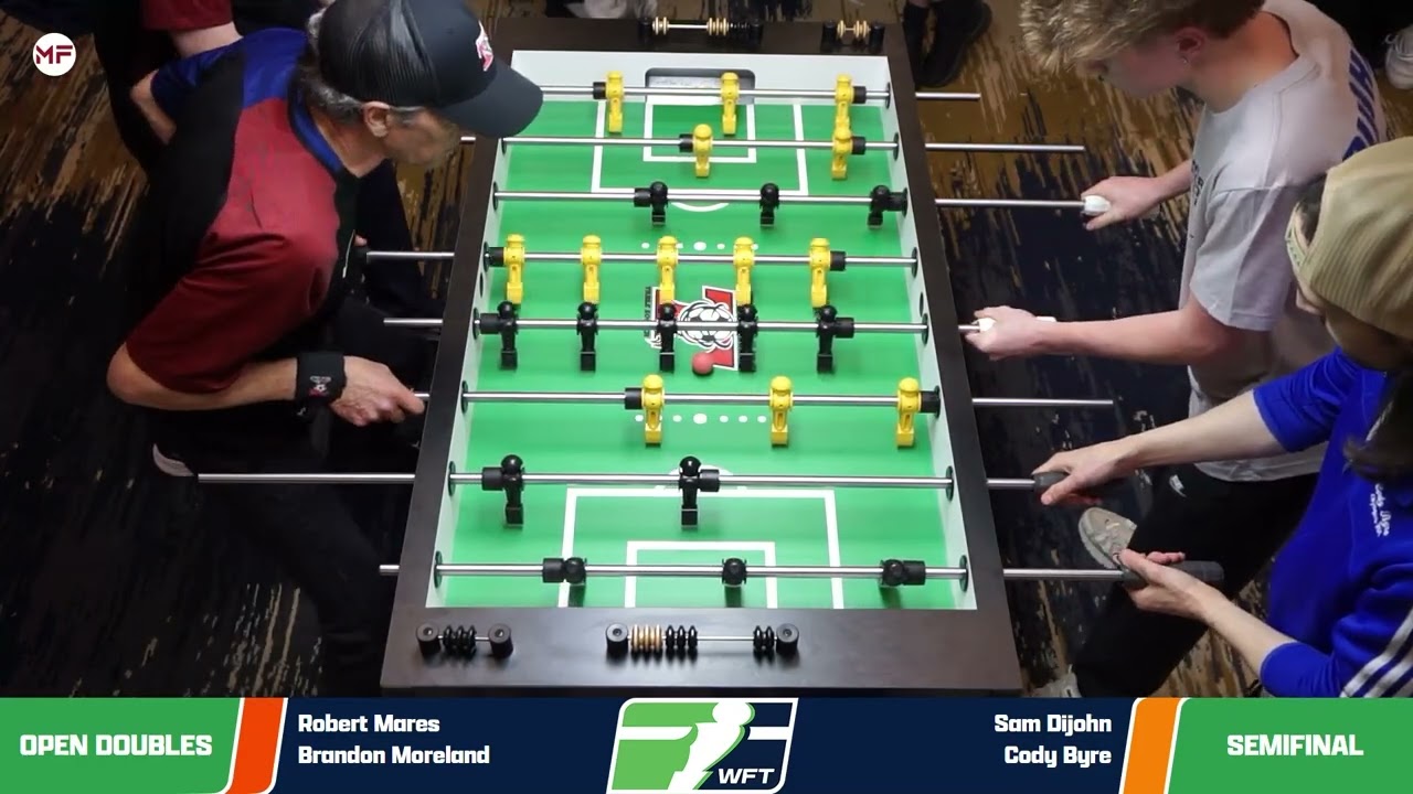 World Foosball Tour  |  Sam Dijohn & Cody Byre vs Robert Mares & Brandon Moreland