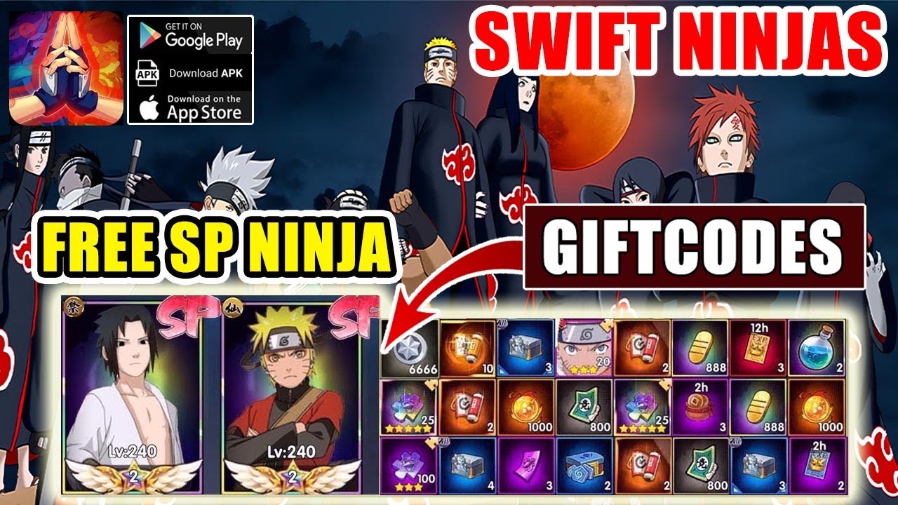 Naruto-Swift Ninjas & All 10 Codes | 10 Giftcodes Naruto Swift Ninjas - How to Redeem Code