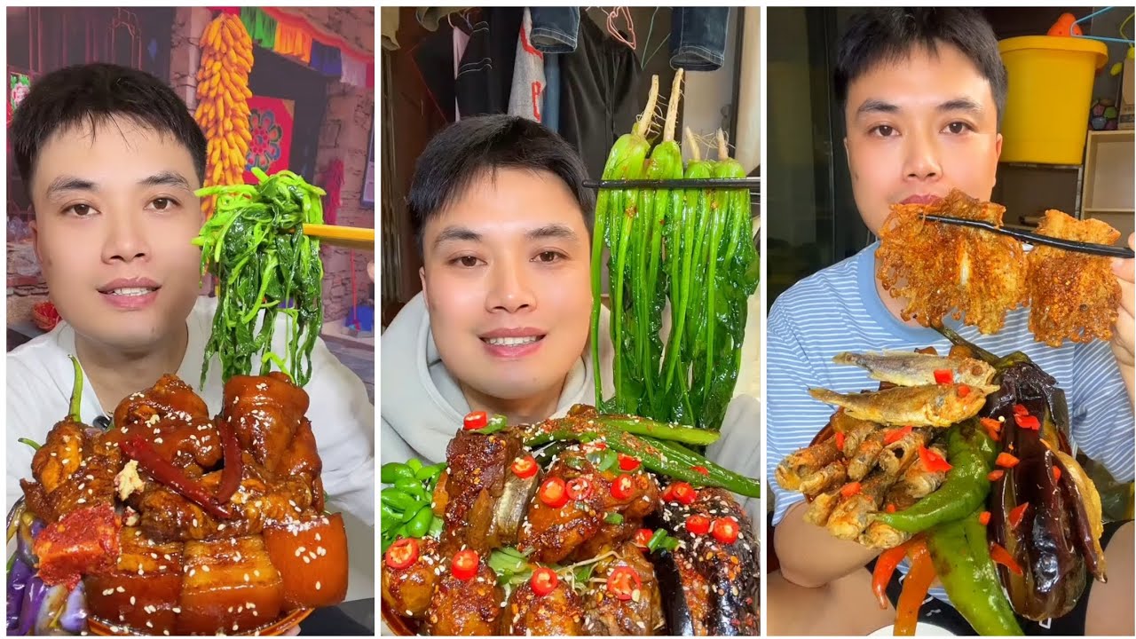 Yummy #239Eat Meat 😋🔥, chicken 🍗 🍗, Shrimp 🦐🦐.. #mukbang  #eatingshow #yummyfood 