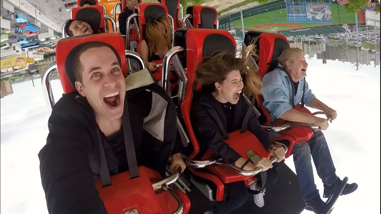First time on a roller coaster - Day 55