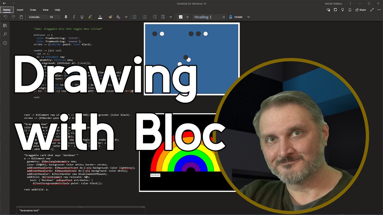 Drawing with Bloc (Pharo Smalltalk)