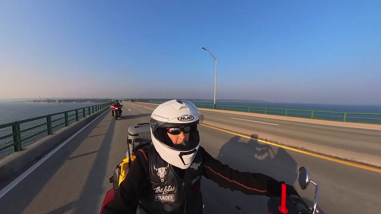 Crossing The Mackinac Bridge
