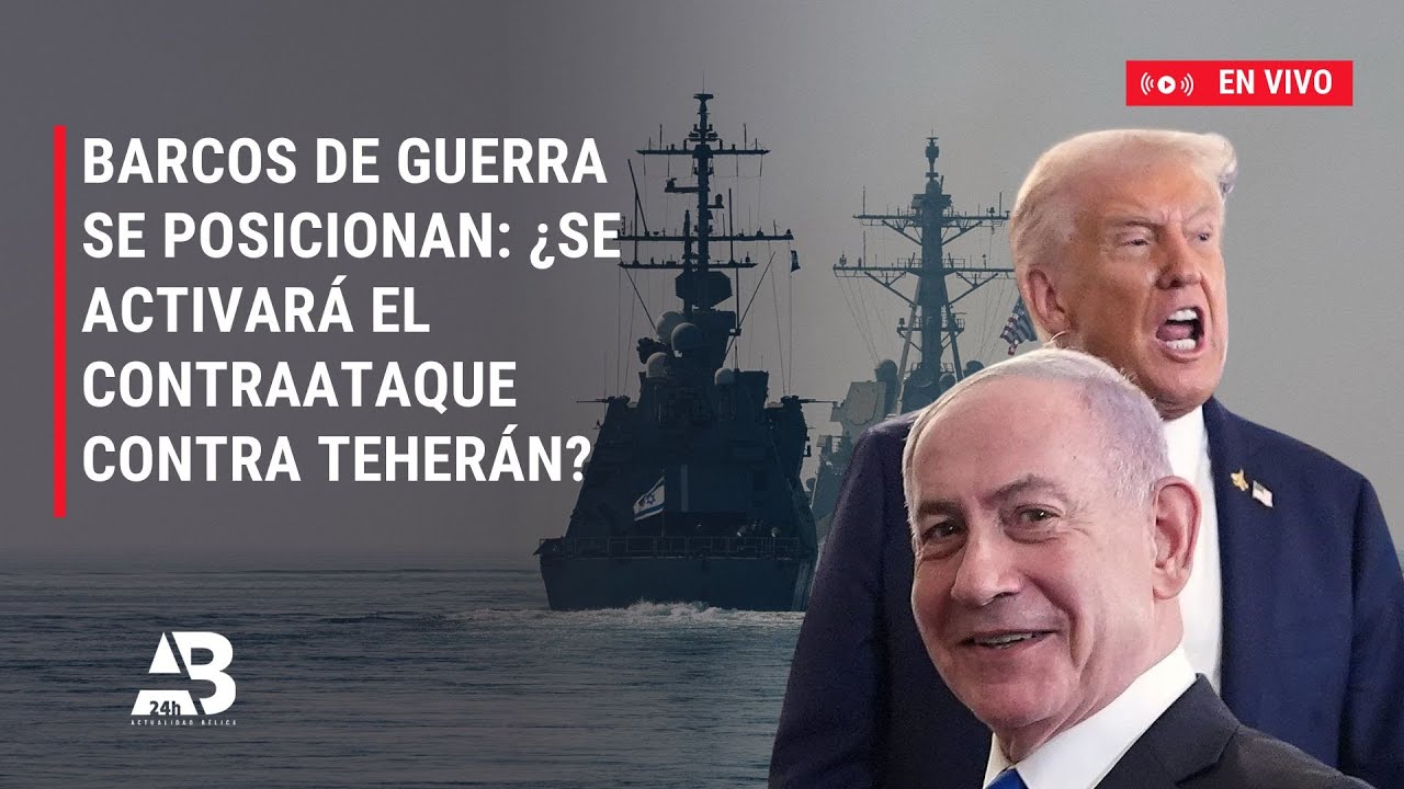¡MÁXIMA TENSIÓN! Barcos de guerra se posicionan: ¿Se activará el contraataque contra Teherán?