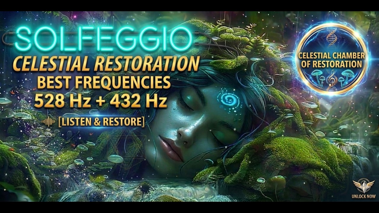 174Hz 285Hz 432Hz 528Hz Healing Power 🔔 Solfeggio Frequencies  Deep Healing, Sleep & Pain Relief