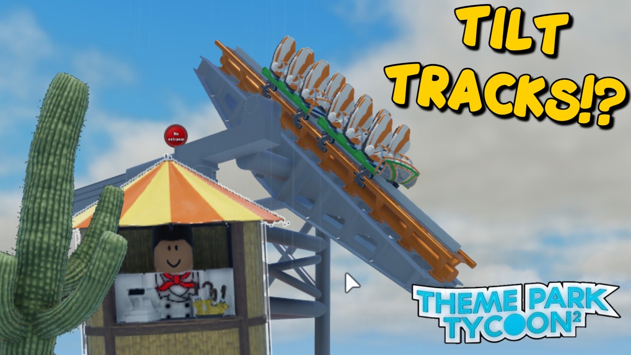 New TILT TRACKS and WEATHER update in THEME PARK TYCOON 2!