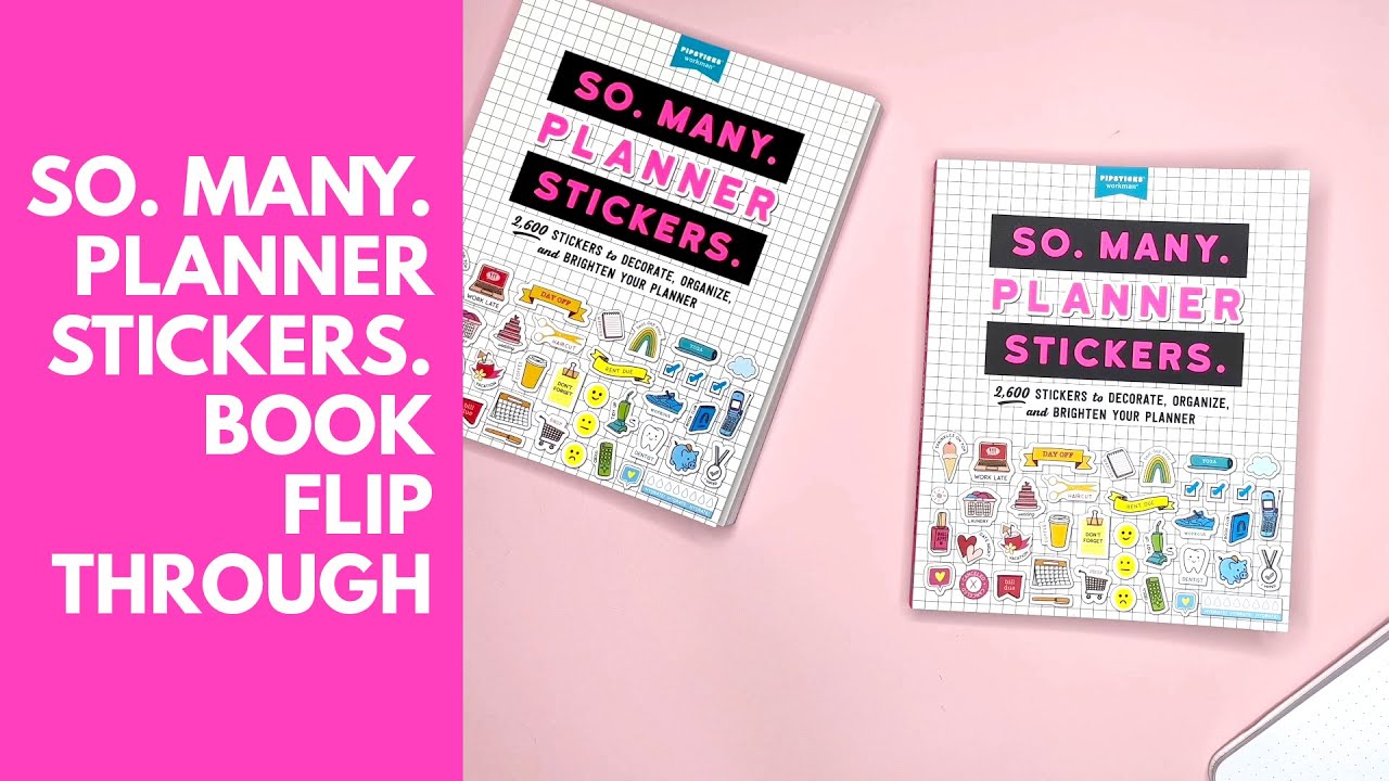 So. Many. Planner Stickers. Book Flip Through