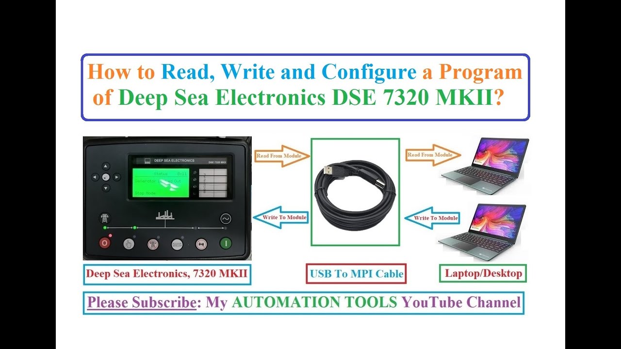 Как читать, писать и настраивать программу Deep Sea Electronics DSE 7320 MKII?