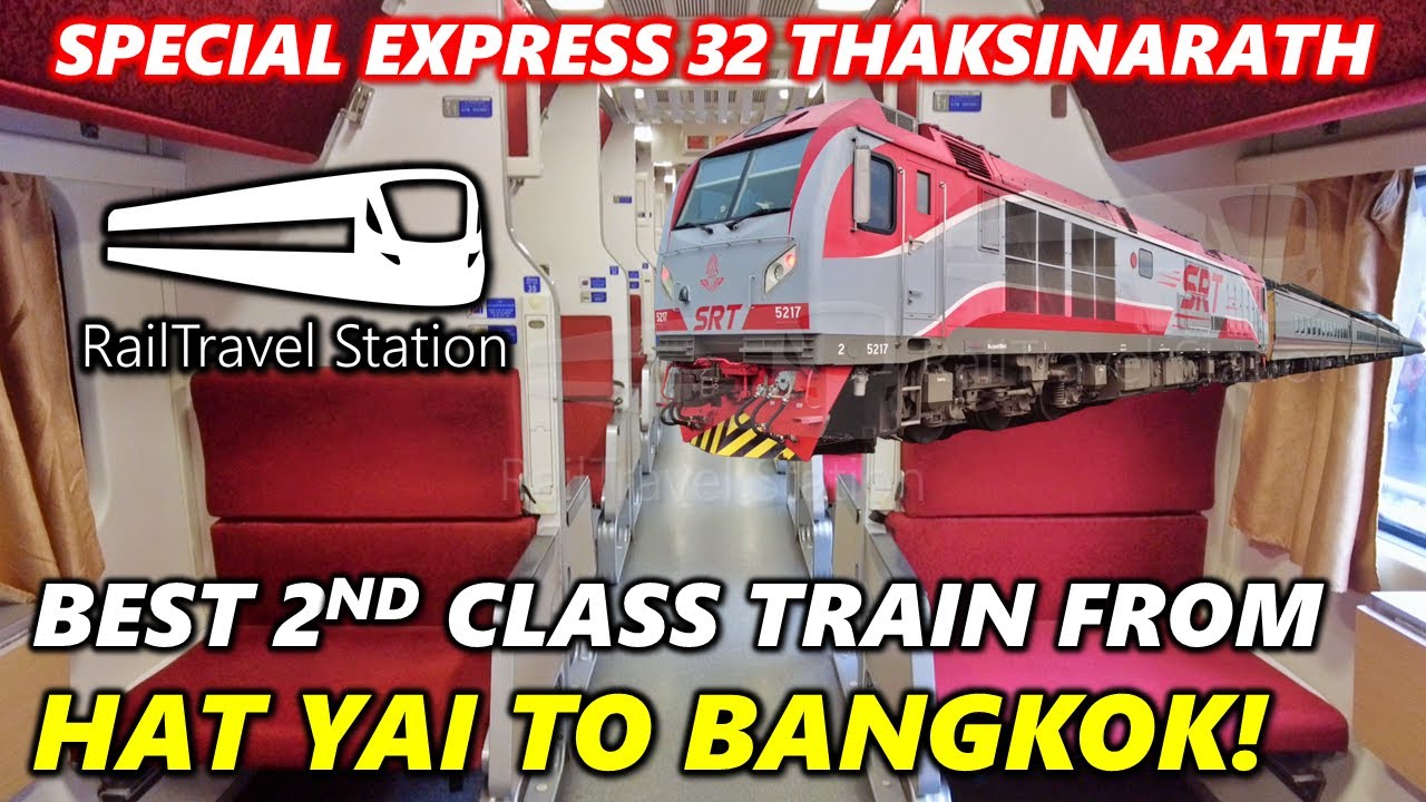 THAILAND FLAGSHIP SLEEPER TRAIN TO BKK! 🇹🇭🚆 SRT Thaksinarath 32 Hat Yai Junction→Krung Thep Aphiwat