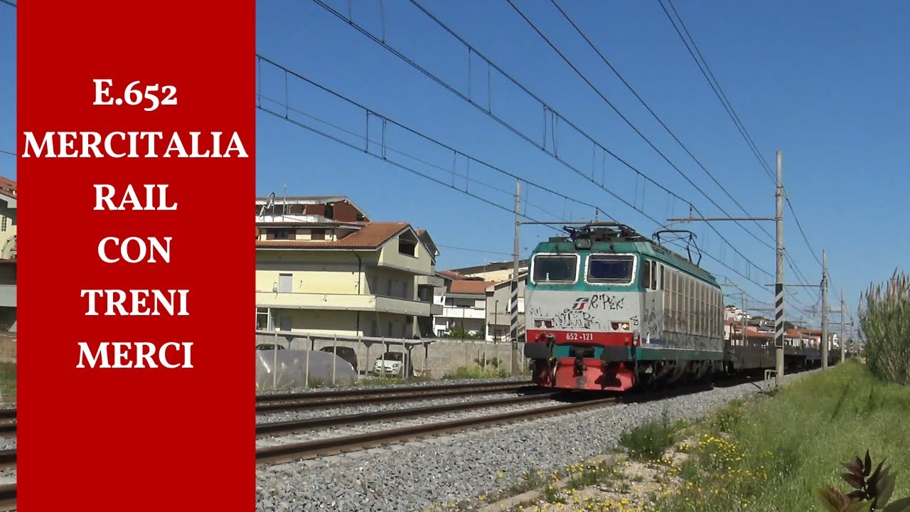 Le E.652 e i loro treni merci