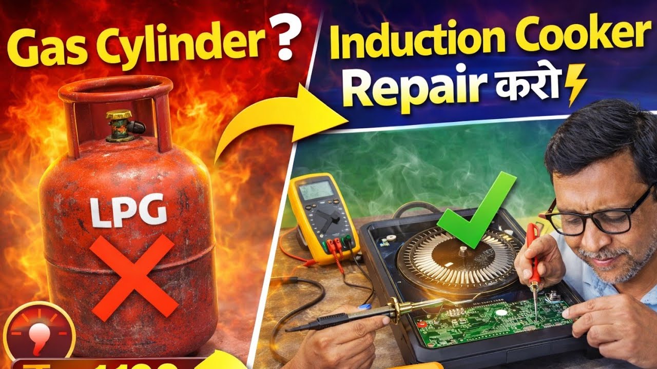 Low Voltage में Induction Cooker क्यों नहीं चलता? Solution क्या है?❓ #inductionrepair #repair 
