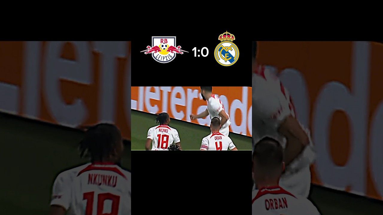 RB Leipzig vs Real Madrid! UEFA group stage Champions league 2022/2023 (обзор матча)!#tiktok #shorts