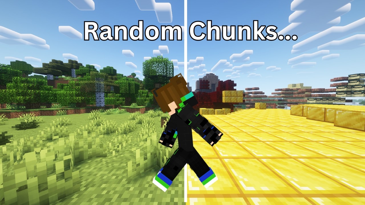 Minecraft, But Chunks Are Random...