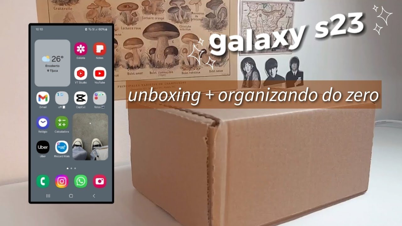 📦 unboxing samsung galaxy s23 + organizando o celular | scienceluh