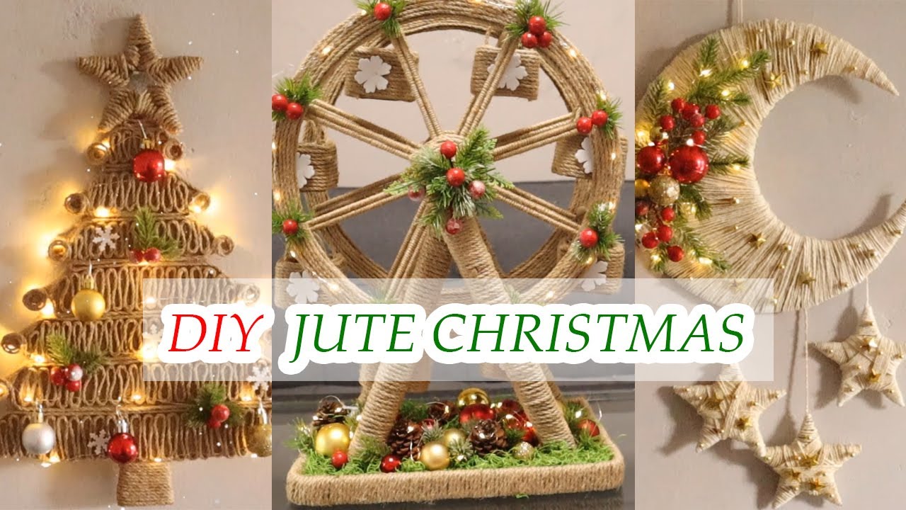 Beautiful jute Christmas DIYs / Unique jute Christmas DIYs 2026