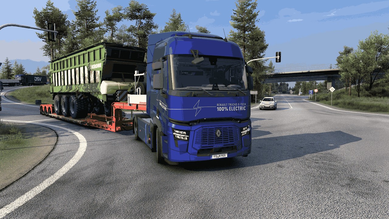 Realistic Operation ⚡ Driving an Electric Truck in ETS2 | Renault E-Tech (Ultra Graphics)