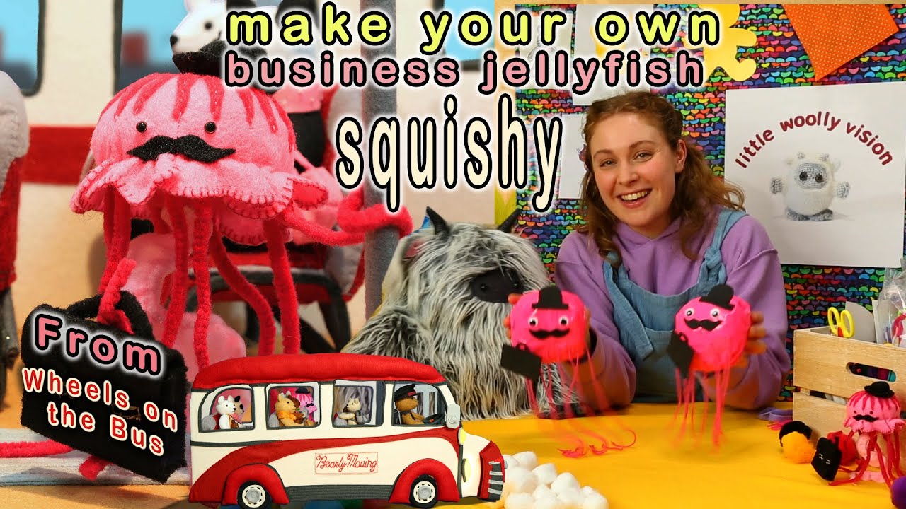Kids Craft | Make Your Own Business Jellyfish Squishy - from Wheels on the Bus. Song & Make Video