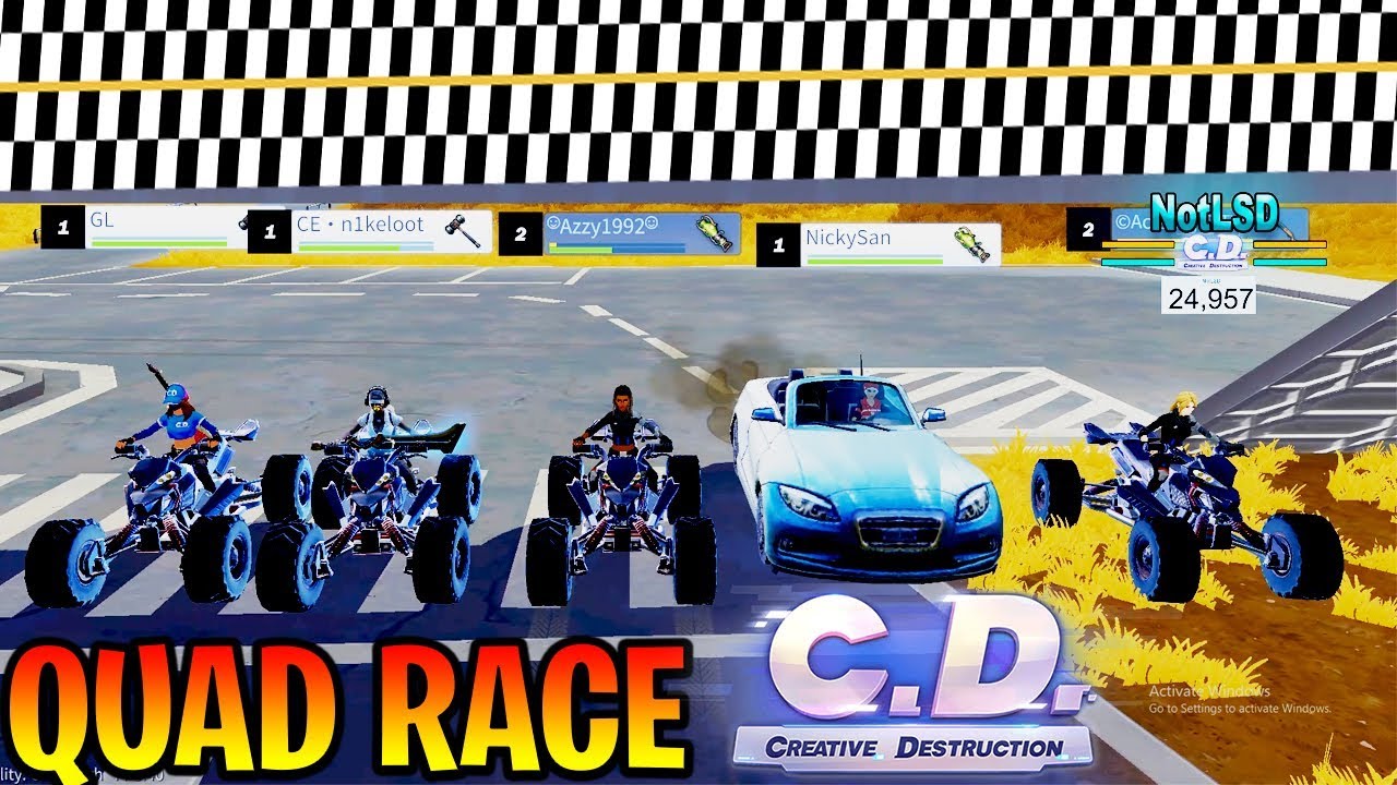 Dune Buggy Race for Diamonds on Creative Destruction