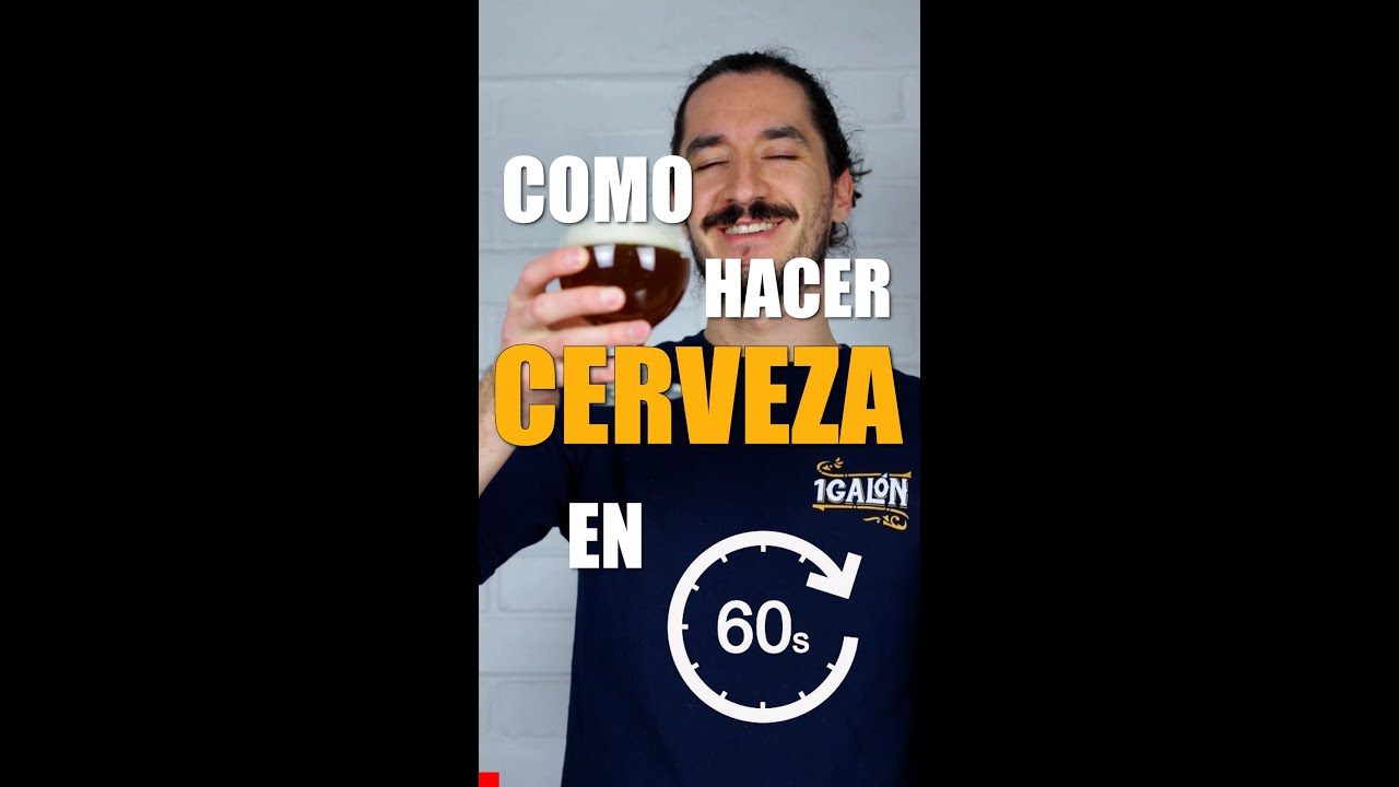 C&oacute;mo hacer CERVEZA en 60 segundos? 😱