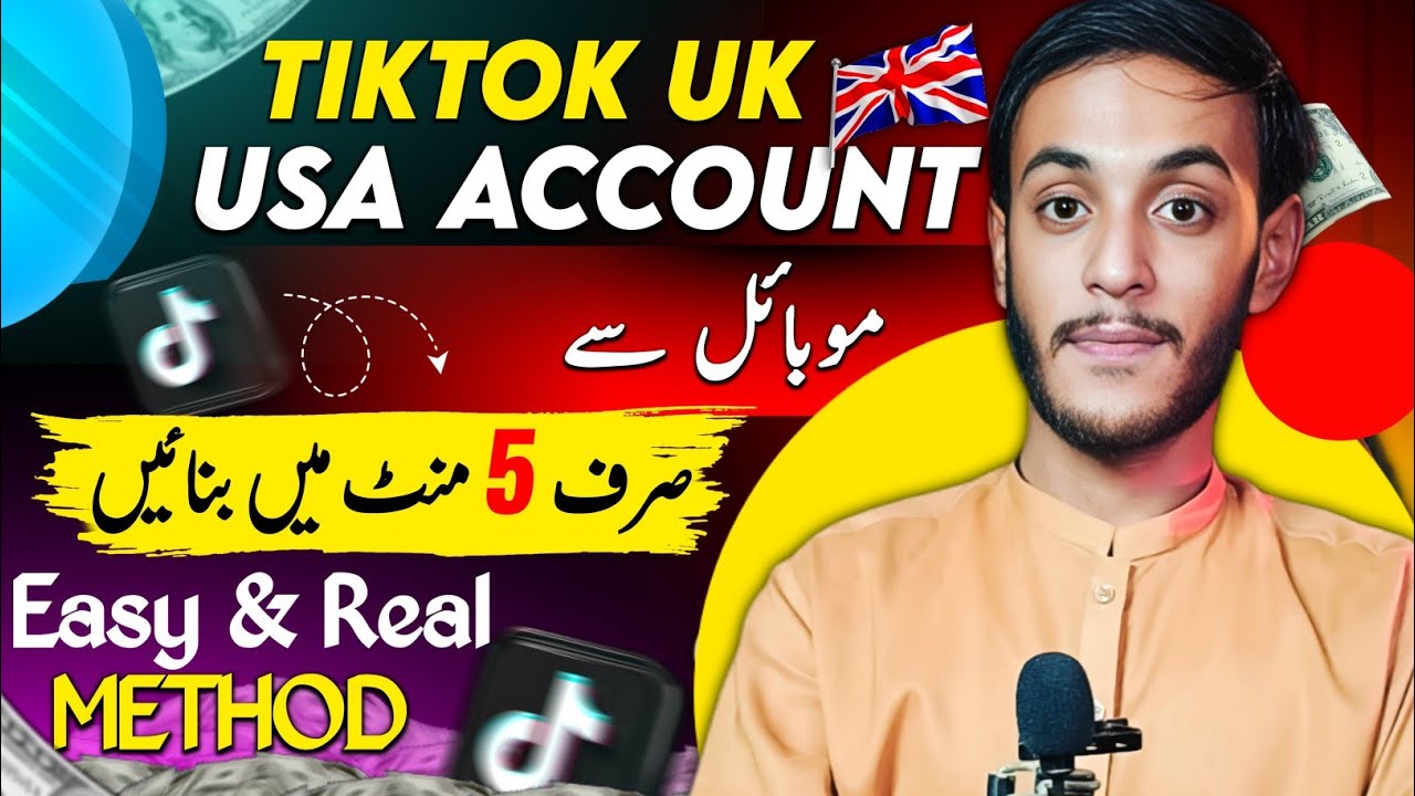 UK TikTok Account Kaise Banaye | How to Create TikTok UK-USA Account | Uk-Usa