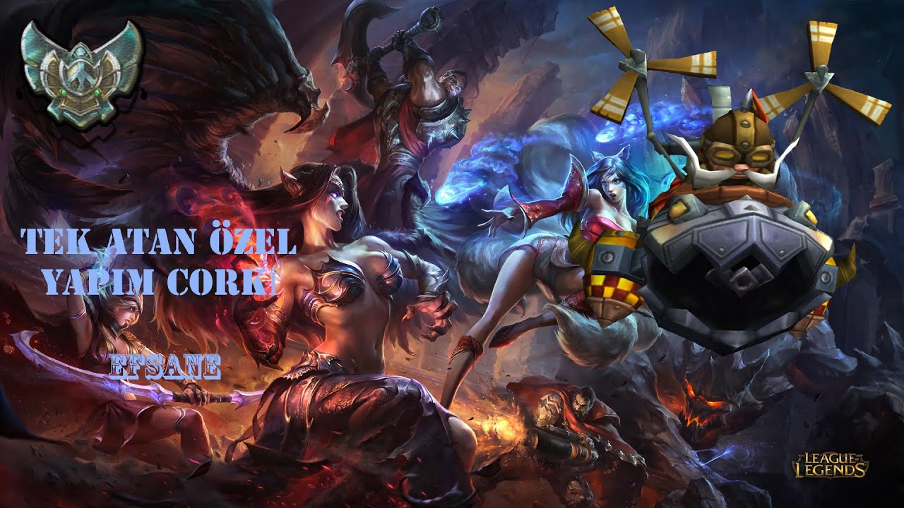 League of legends &Ouml;ZEL YAPIM CORKİ / ( Bot preyiz biz ) #3