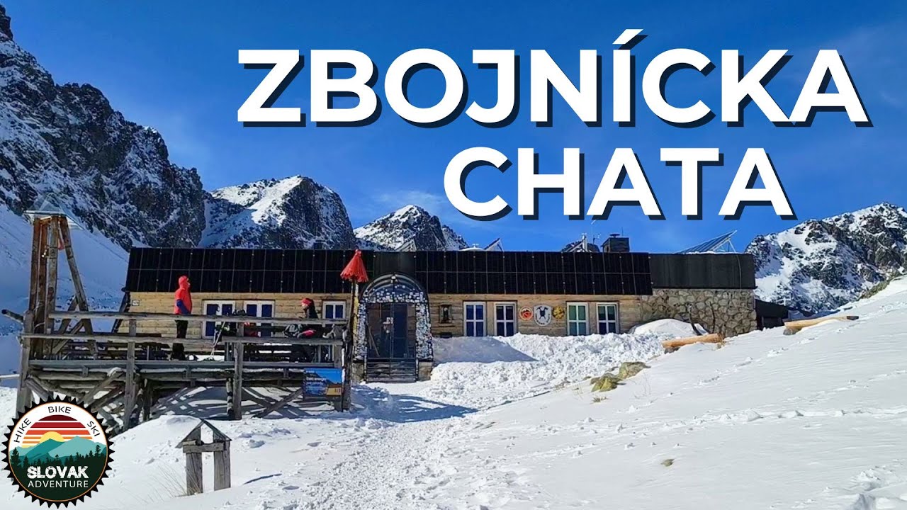 ZBOJNÍCKA CHATA v ZIME 1960 m n.m. z Hrebienka│Najkrajšie túry v Tatrách│Vysoké Tatry│Slovensko