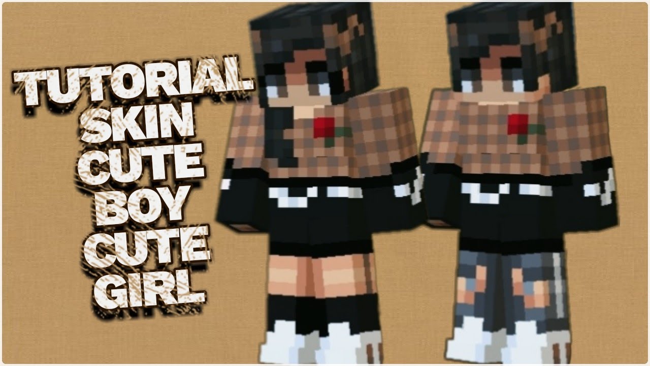 TUTORIAL: Skin Cute Boy/Cute Girl (Pixel Gun 3D) - Free Copy