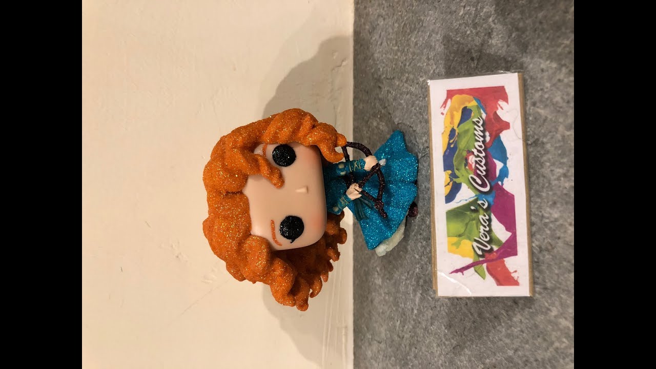 Glitter Merida From Disney Brave CUSTOM Funko Pop ((((SOLD))))