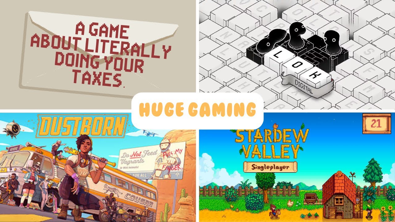 BIG GAMING! A Game About Literally Paying Your Taxes + Minecraft Valcraft + Demos!