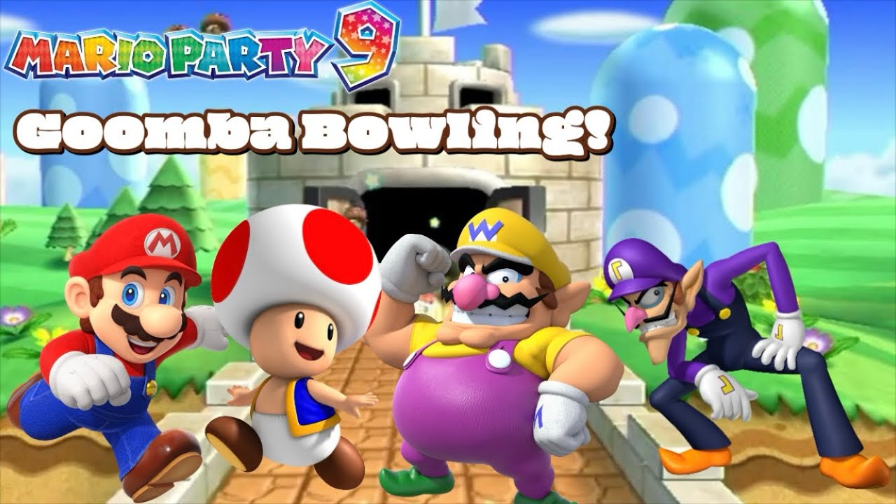 SS77: Mario Party 9 Goomba Bowling Gameplay Video!! 