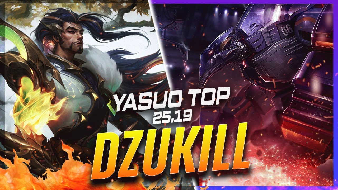 Dzukill - Yasuo vs Malphite TOP Patch 25.19 - Yasuo Gameplay