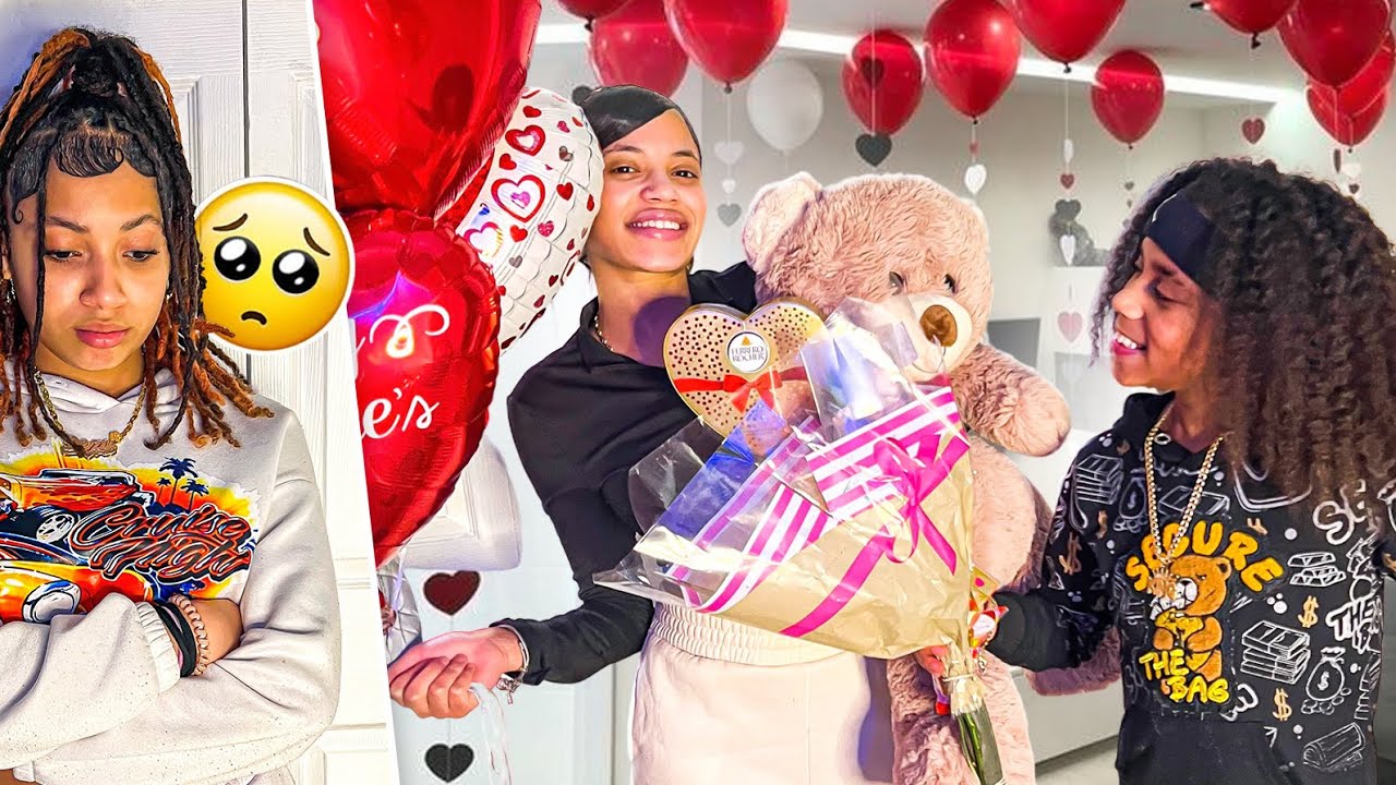 Boy SURPRISED His Favorite Sister For Valentines Day, Sibling Gets Sad