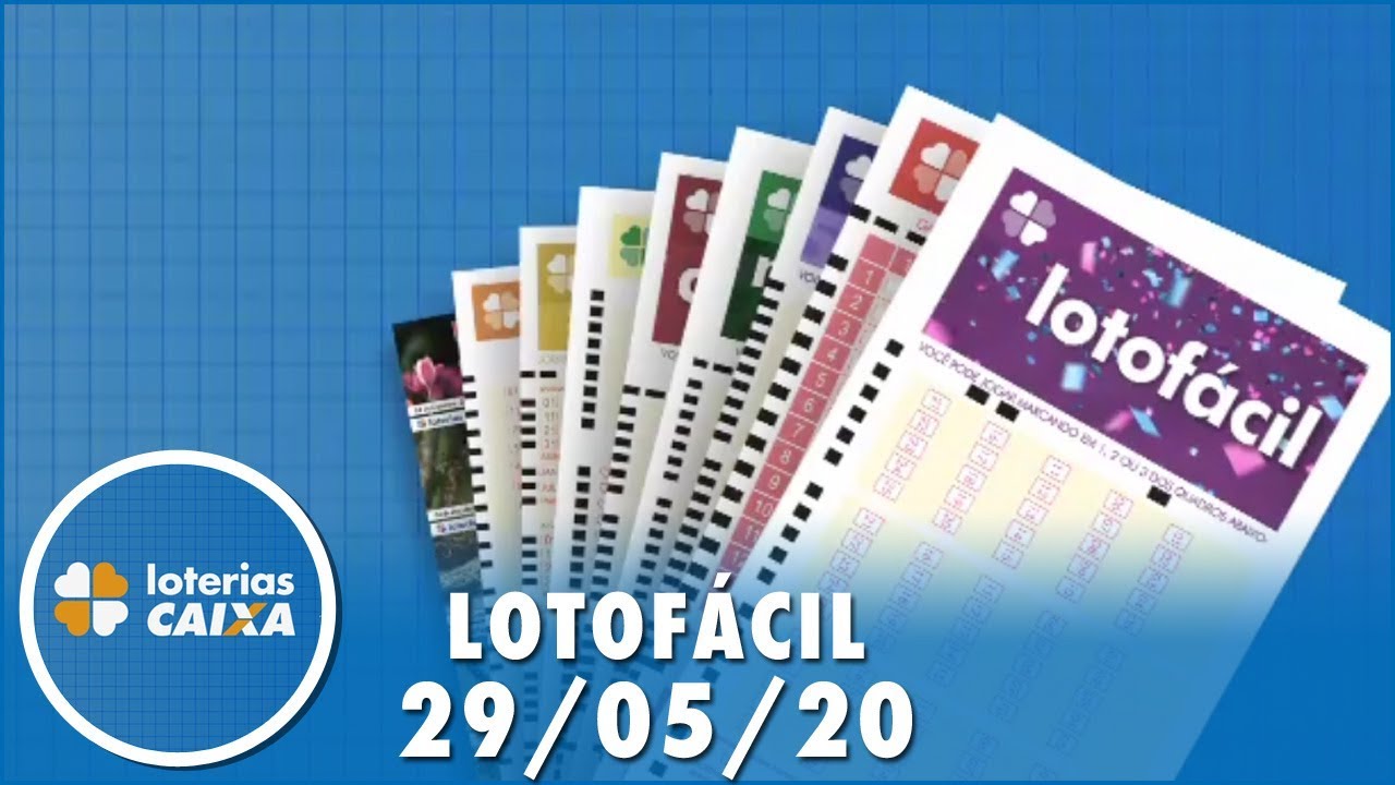 Loterias Caixa: Lotofácil, Lotomania e Quina 29/05/2020