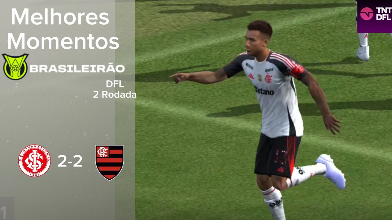 NO ÚLTIMO MINUTO MENGÃO!!! Internacional 2 x 2 Flamengo - Brasileirão A DFL 2025 - Rodada 2